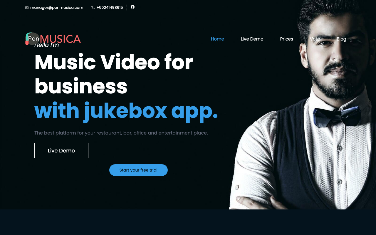 Captura de pantalla de PonMusica